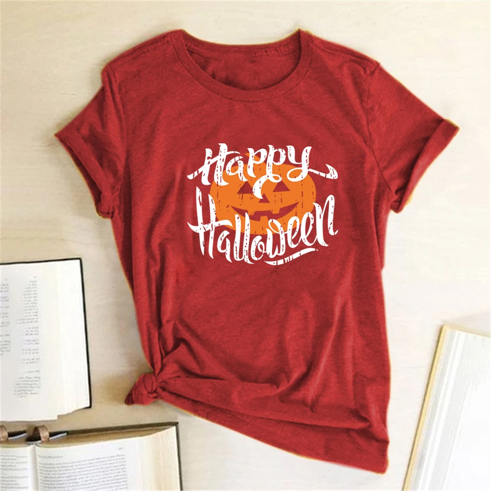 Счастливый Хэллоуин Тыква фонарь надписью и изображением бриллианта футболки