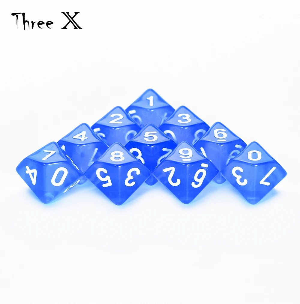 Набор D10 DICE 10 d10 идеально подходит для игр математический кубик сторонняя