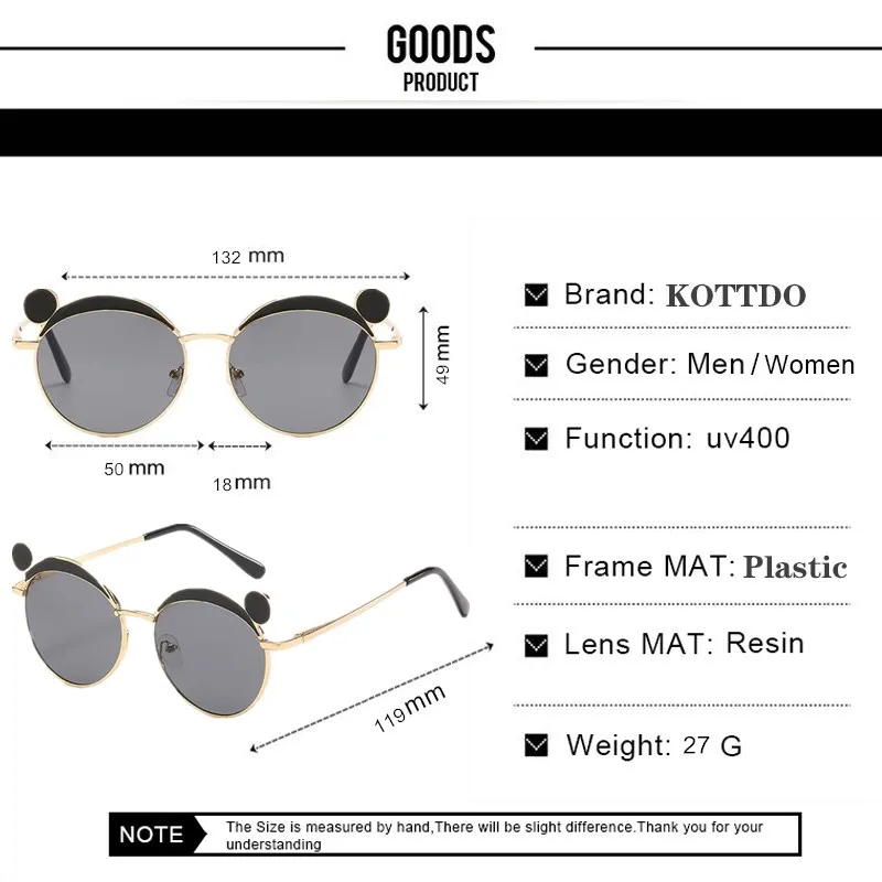 

2020 New Metal Frame Children's Sunglasses Classic Round Boys And Girls Sun Glasses Kids Fashion Out Door Glasses Uv400