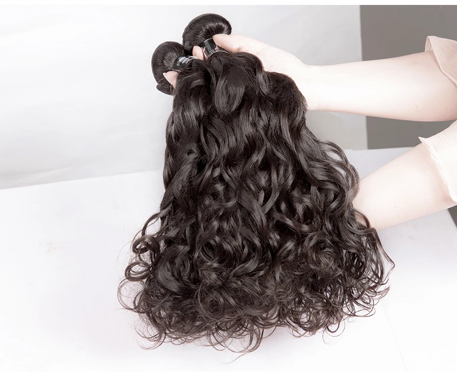 [HJ Weave beauty] волосы OneCut "-30" P перуанская Волна Пучки Волос Virgin Необработанные Волосы для наращивания натуральный цвет