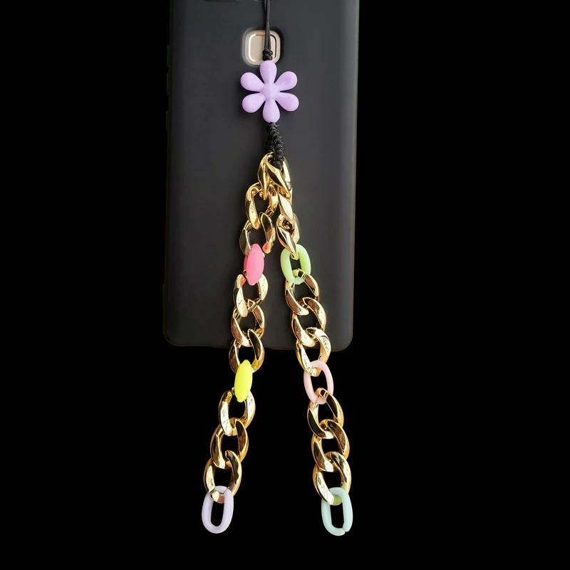 

Phone Charm for Iphone 13 Pro Max Case Luxury Phone Strap for Iphone 11 Case Phone Chain for Z Flip 3 Colgante Movil Lanyard