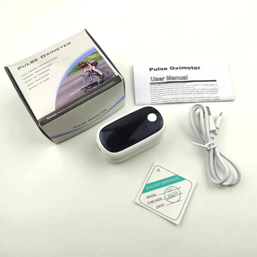 Пульсоксиметр для измерения пульса и уровня кислорода в крови |