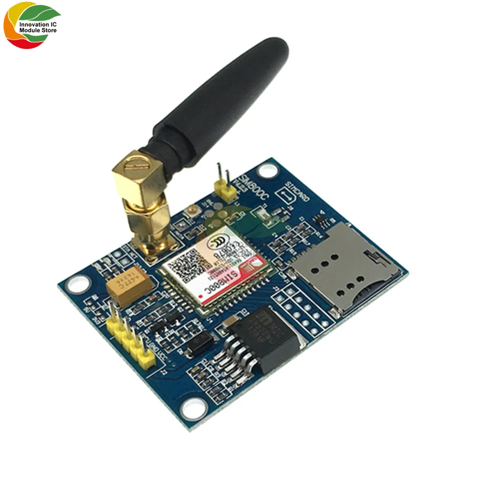 SIM800C четырехдиапазонный модуль GSM GPRS Поддержка модуля платы TTS/DTMF с антенной
