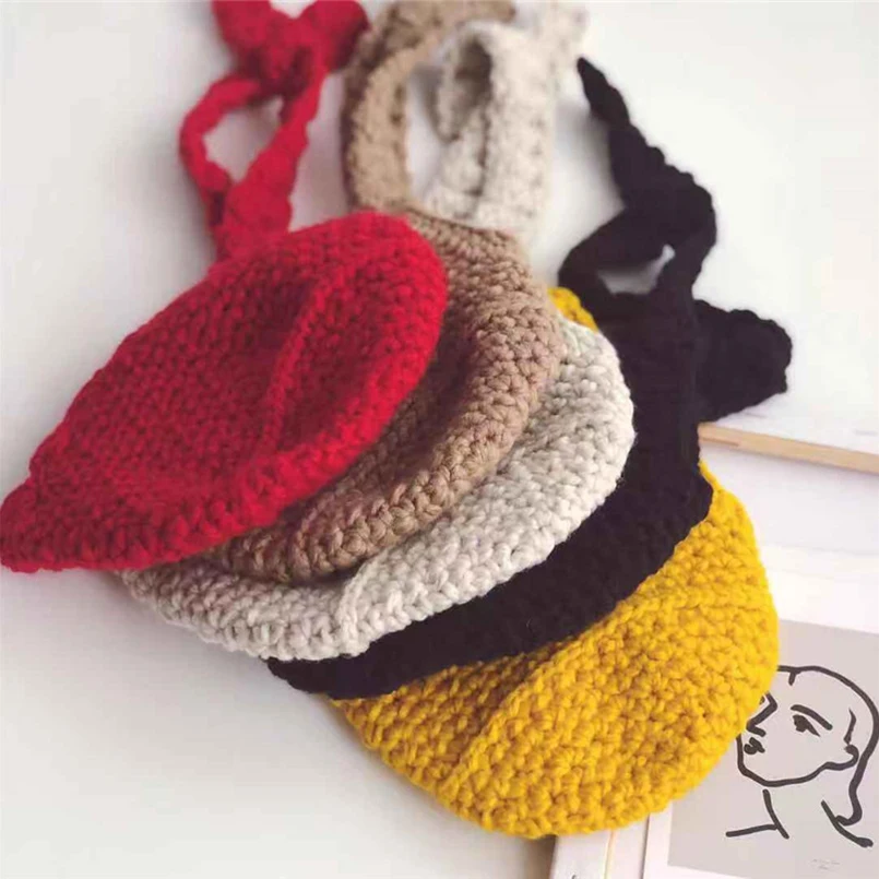 0 3Yrs для новорожденных хлопковые шапочки детей Трикотажные пшеницы дизайнерская