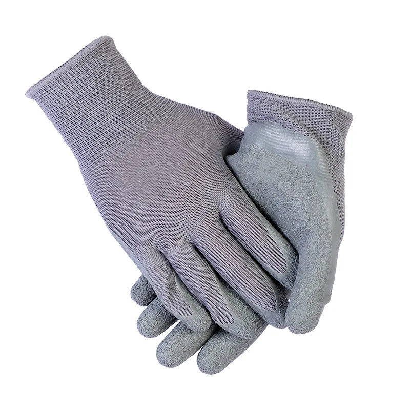 

Work Gloves Rubber Gloves Universal Breathable Elastic Lock Bowl Mouth Latex Gloves 10 Pairs