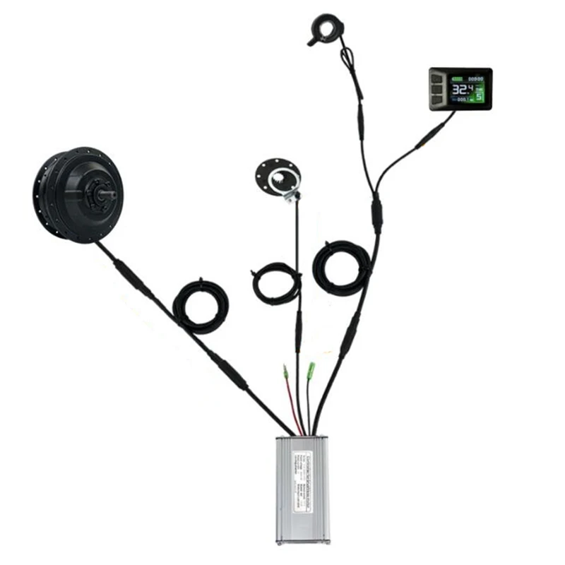 

Electric Bike 36V 250W Brushless Front Rear Motor Wheel Hub LCD7C Motor Ebike Conversion Kit Bike Motor