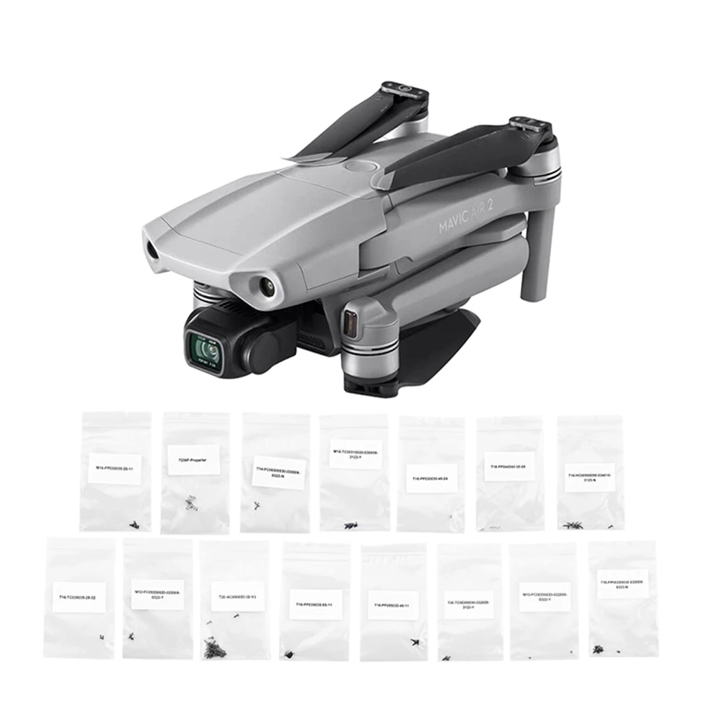 

Комплект винтов с кабелем заднего вида для DJI Mavic Air 2 Аксессуары для ремонта дрона