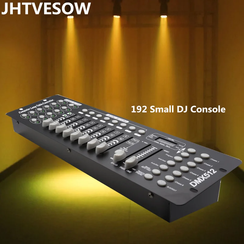 Free shipping dj controller console 192 dmx 512 controller ontrolador dj (console) dmx lighting console cheap light controller