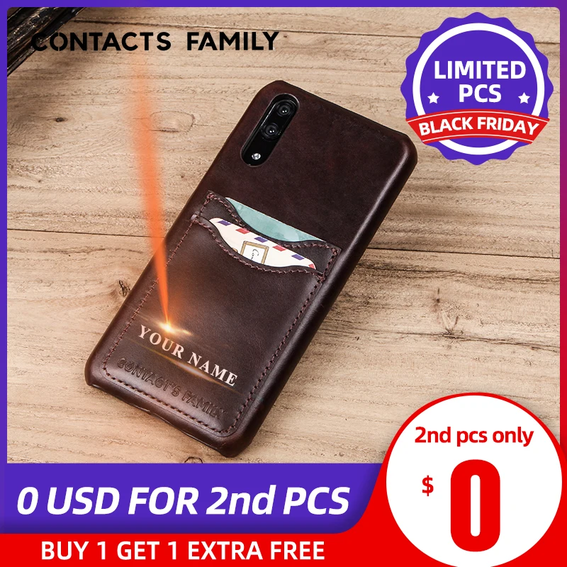 Для huawei P20 чехол, Роскошная натуральная кожа, задняя крышка для huawei P20, чехол-кошелек, защитная сумка для телефона, с отделениями для карт