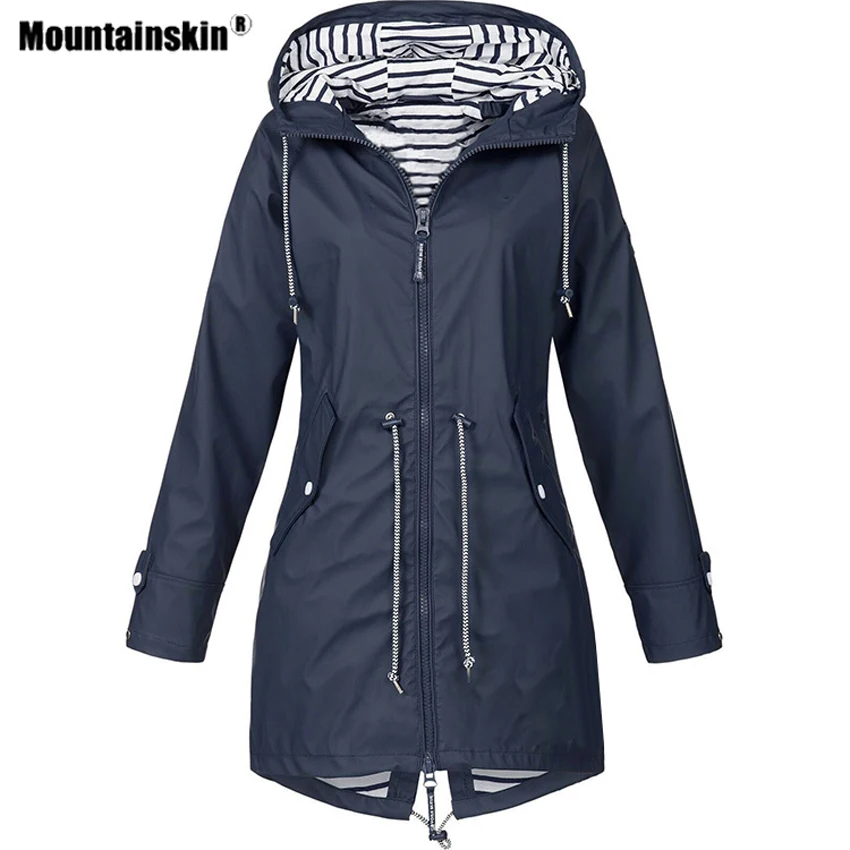Mountainskin осенние женские походные куртки для спорта на открытом воздухе, теплые ветровки на молнии для альпинизма, кемпинга, треккинга, Женское пальто VB108