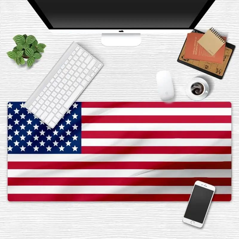 

American flag Beautiful Anime Mouse Mat Game Office Work Mouse Mat pad X XL Cushion mouse pad