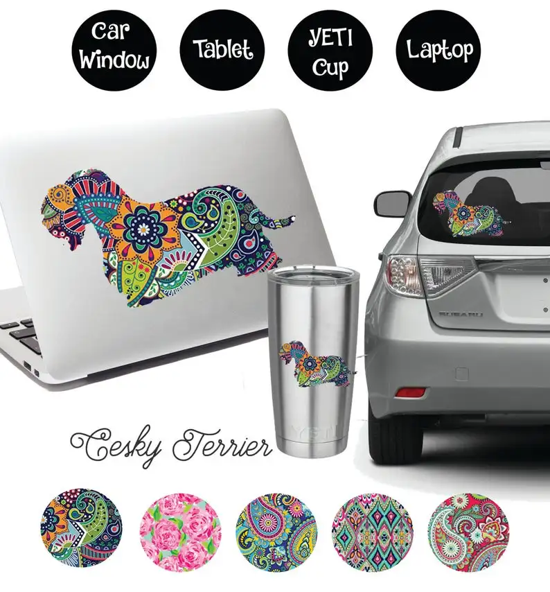 

Cesky Terrier Decal