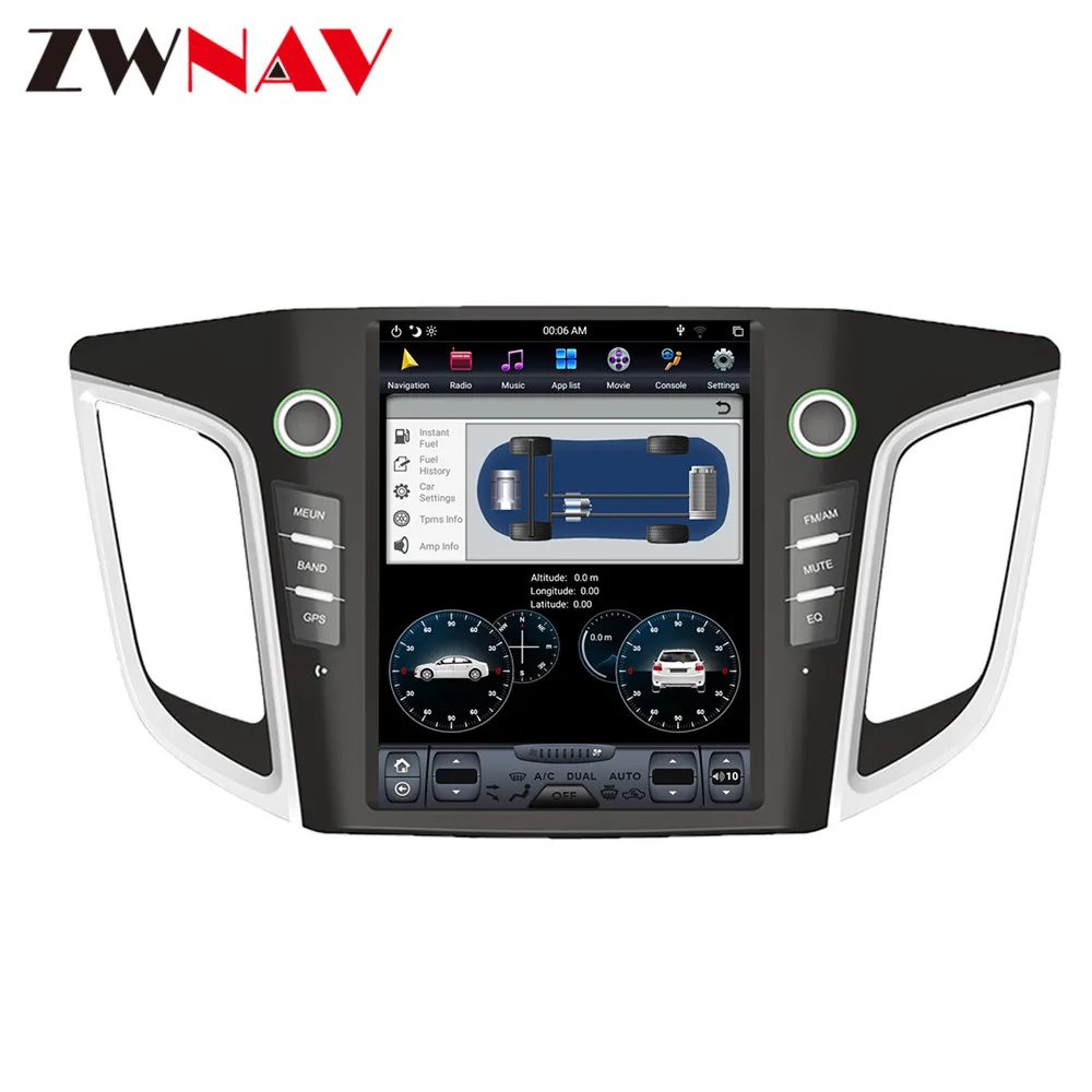 

4+128G Tesla Carplay Screen For HYUNDAI IX25/HYUNDAI CRETA 2014-2019 Android Multimedia GPS Audio Recorder Radio Navi Stereo