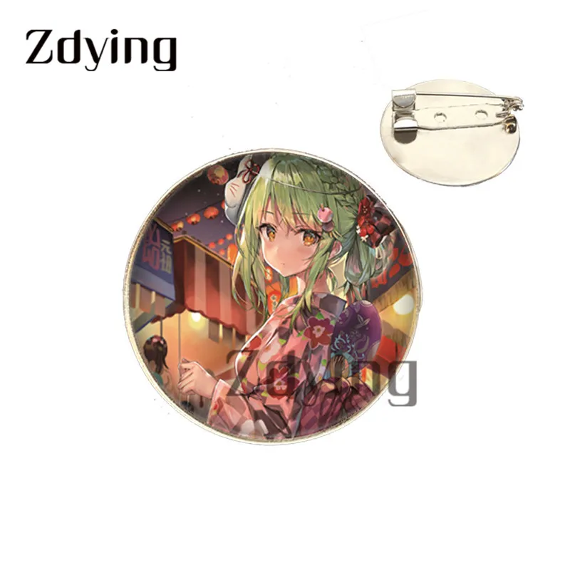 Zdying животное глаза ученик Брошь булавка 25 мм стеклянный дракон глаз кабошон с