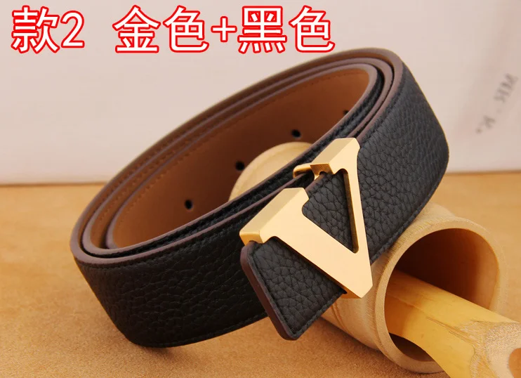 

Men's and women's belt hardware fastener wholesale pants belt women's wide version fashion trend business belt width 38mm