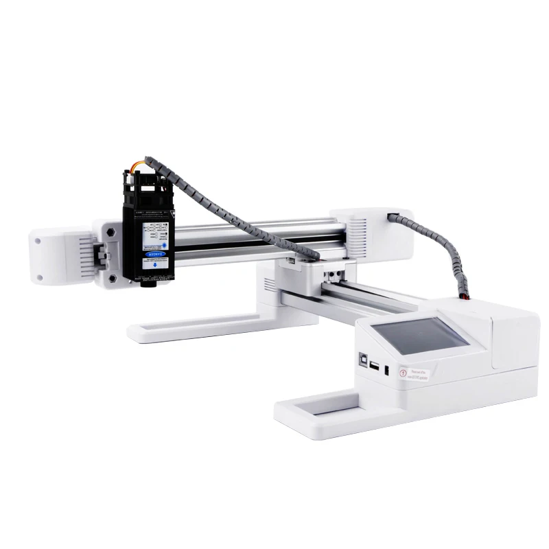 CNC лазерная гравировальная машинка 3 Вт/7 Вт/10 Вт USB автономный деревянный фрезерный станок области 155x175 мм DIY Термопринтер для печати логотипов большой мощности