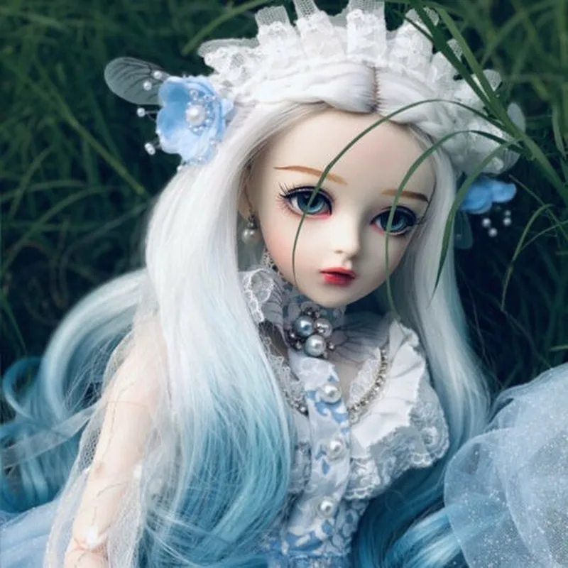 

1/3 Ball Jointed 60cm BJD Doll + Face Makeup + Eyes + Wigs + Clothes FULL SET Kids Toys Baby Dolls Movie & TV