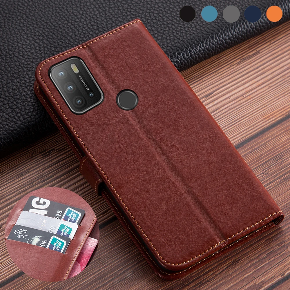 Роскошный кожаный флип-кейс для HTC Wildfire E2 Plus с защитным кошелеком Funda On Etui Book Capa Coque Bag.