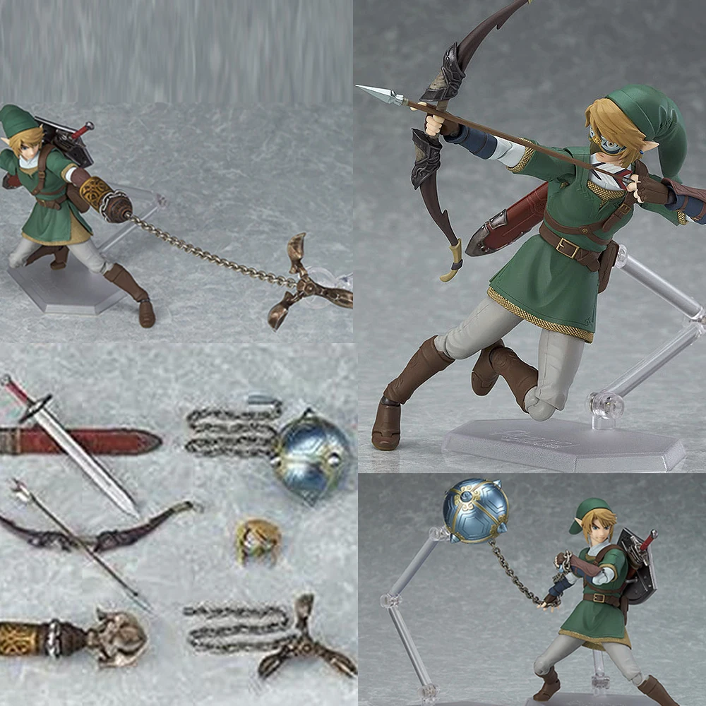 

2 Type Zelda Skyward Sword Link Twilight Princess Figma 319 320 Action Figure Toy Doll Christmas Gift