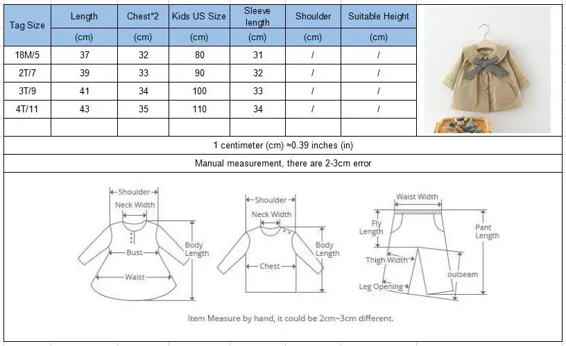 

Kid Long Sleeve Jackets Clothes Girls Spring Fall Solid Color Plaid Bow Tie Trench Baby Kids Fashion Turn-down Collar Coats