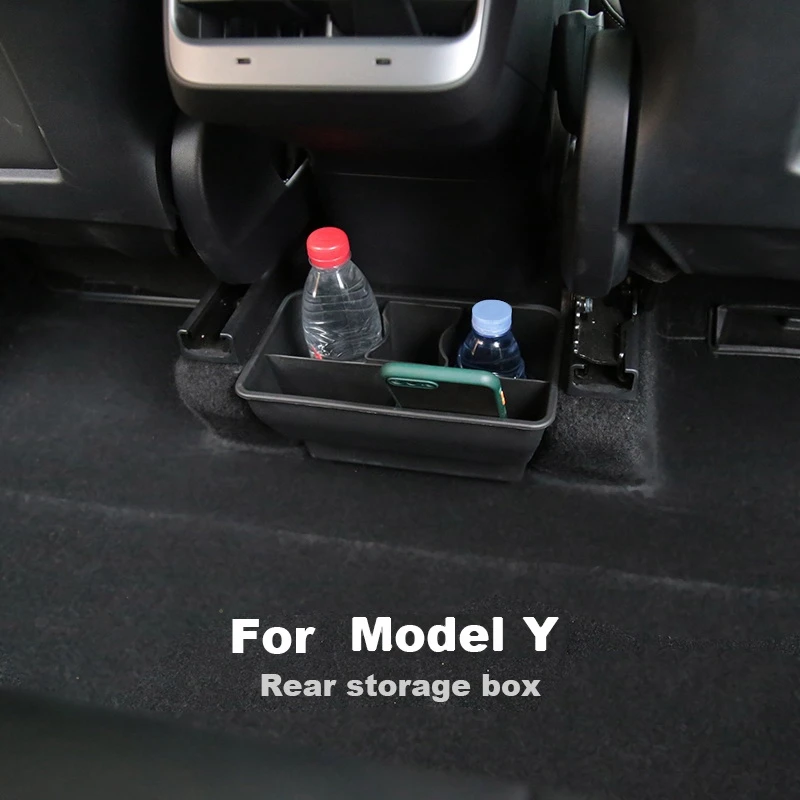 

Ящик для хранения на заднее сиденье, модификация автомобиля, центральный Органайзер на заднее сиденье для Tesla модели Y 2021