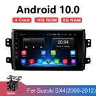 Автомагнитола 2DIN, для Suzuki SX4, 2006, 2007, 2008 -2011, 2012, Android 10,0, GPS-навигатор, Wi-Fi, BT, SWC, USB