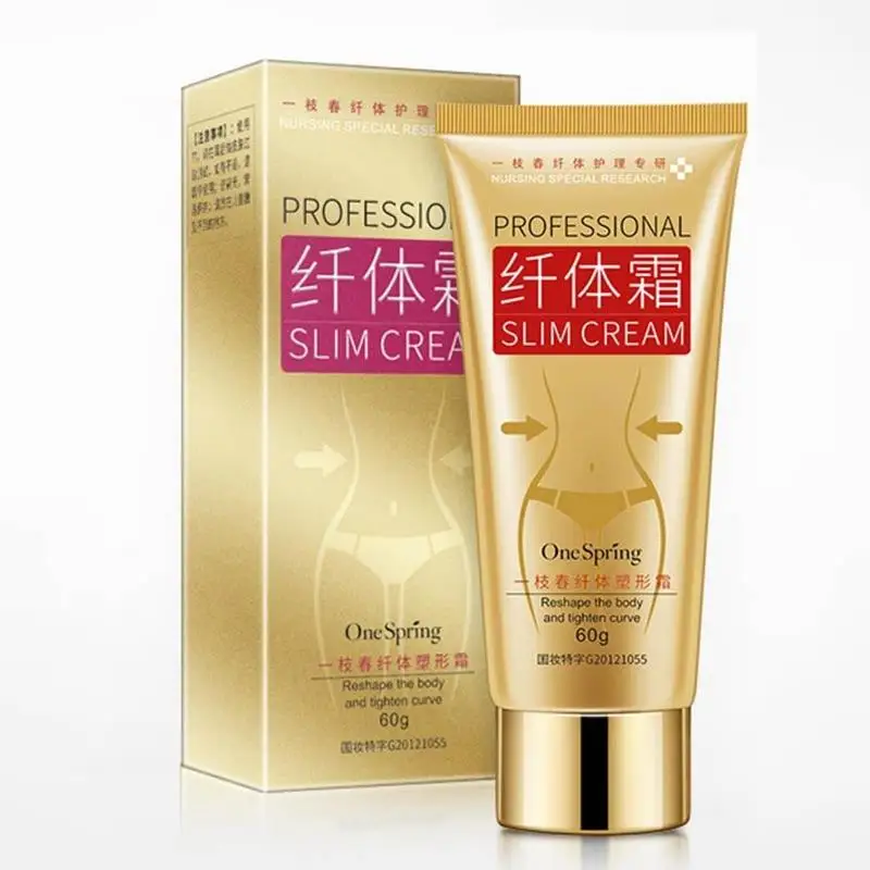 60 г Профессиональный тонкий крем для похудения тела имбирный против жира