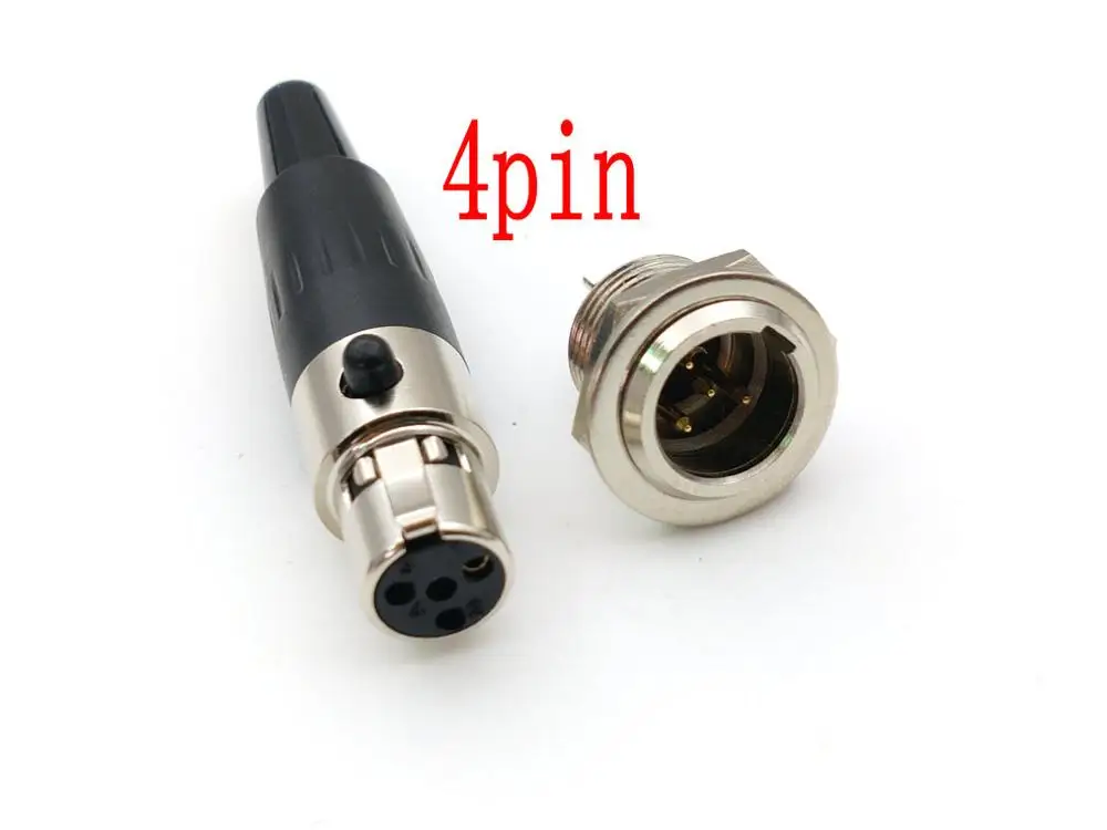 Новый мини XLR 3pin 4Pin 5pin 6pin 7pinMale кабель встроенный в линию разъем маленький 4pin 7pinfemale