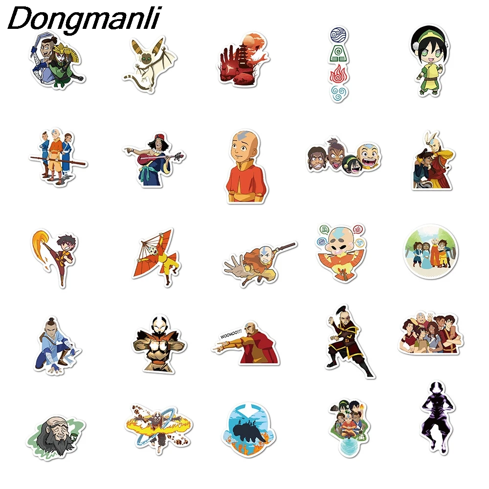 

BG114 Dongmanli 50pcs/set Magic Story Cartoon Scrapbooking Sticker Decal For for Guitar Laptop Luggage Fridge Graffiti Sticker
