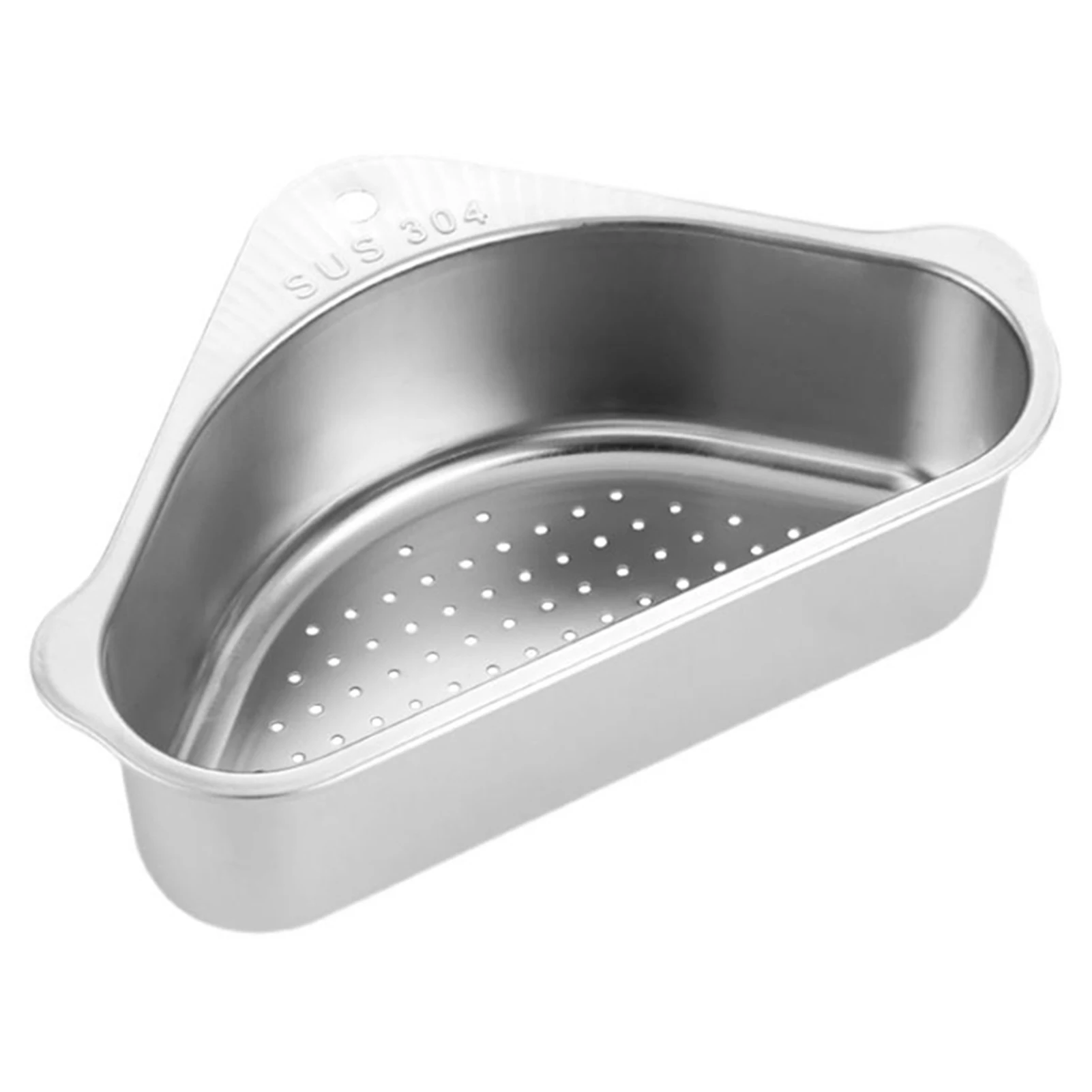 

Sink Filter Rack Kitchen Suction Cup Hanging Triangle Sink Drain Basket Durable and Multifunctional BOM666