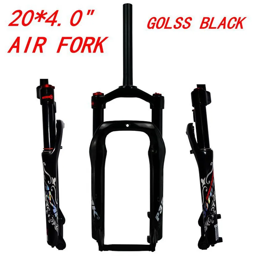 Вилка для снежного велосипеда PASAK 20 дюймов толстые вилки с пневматическим замком