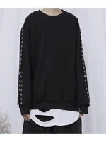 mens new thickened hoodie beautiful dark small rivets design urban youth large size hoodie jacket
