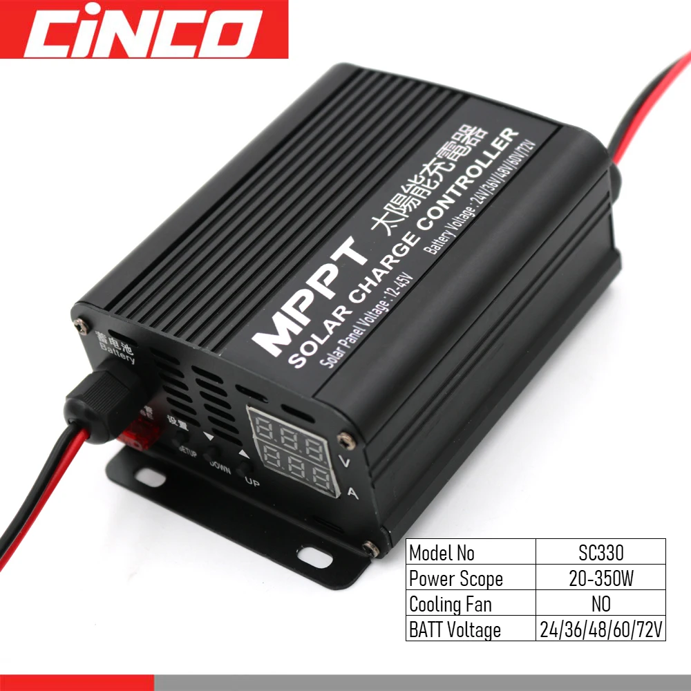 Светодиодный контроллер заряда солнечной панели MPPT усилитель из алюминиевого