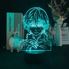 Акриловый 3d светодиодный ночник, аниме Токийский Гуль Кен канеки, фигурка, светильник для ребенка, подарок на день рождения, украшение для спальни, прикроватная настольная лампа