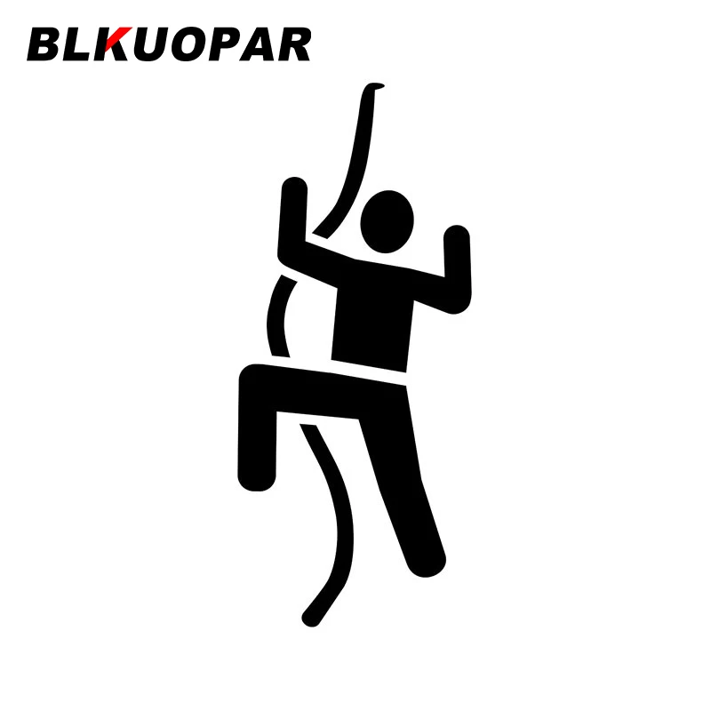 

Наклейки для скалолазания BLKUOPAR, силуэт иконы, автомобильные наклейки, наклейки для мотоциклетного шлема, виниловые аниме прикусы, царапины, автомобильные аксессуары