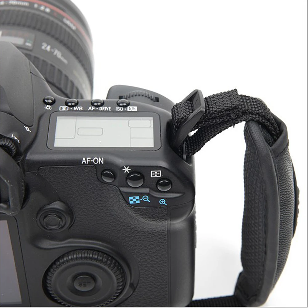 Ремешок на запястье для Canon Nikon Sony Olympus SLR/DSLR черный браслет аксессуары камеры |