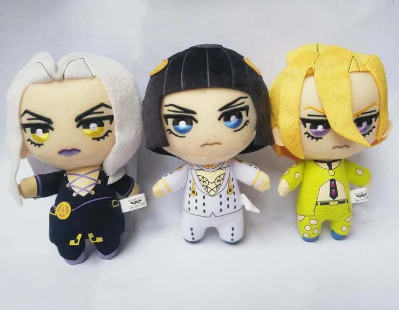 Новинка JoJos Необычные Приключения Золотой ветер плюшевые Buccellati Abbacchio Fugo