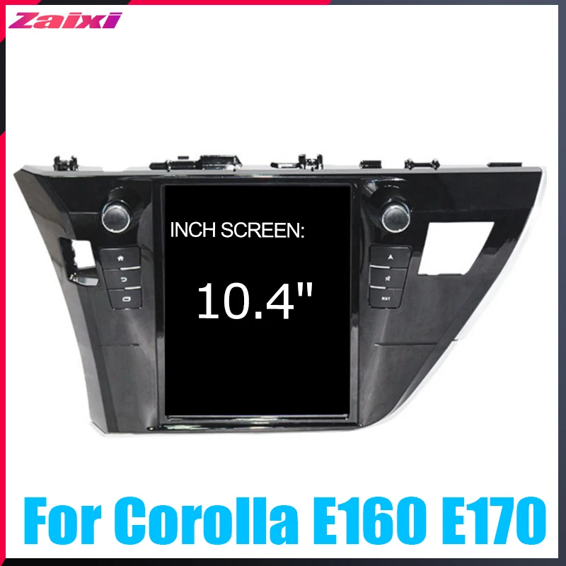 ZaiXi 10 4 дюймовый большой экран Tesla вертикальный Android автомобильный ПК GPS навигатор