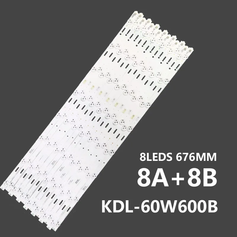 

LED Strip 8 lamp For Sony 60"TV SANSUNG 2014SONY 60B 60A PLU1 3228 KDL-60WM15B KDL-60W600B KDL-60W610B KDL-60W630B KDL-60W605B