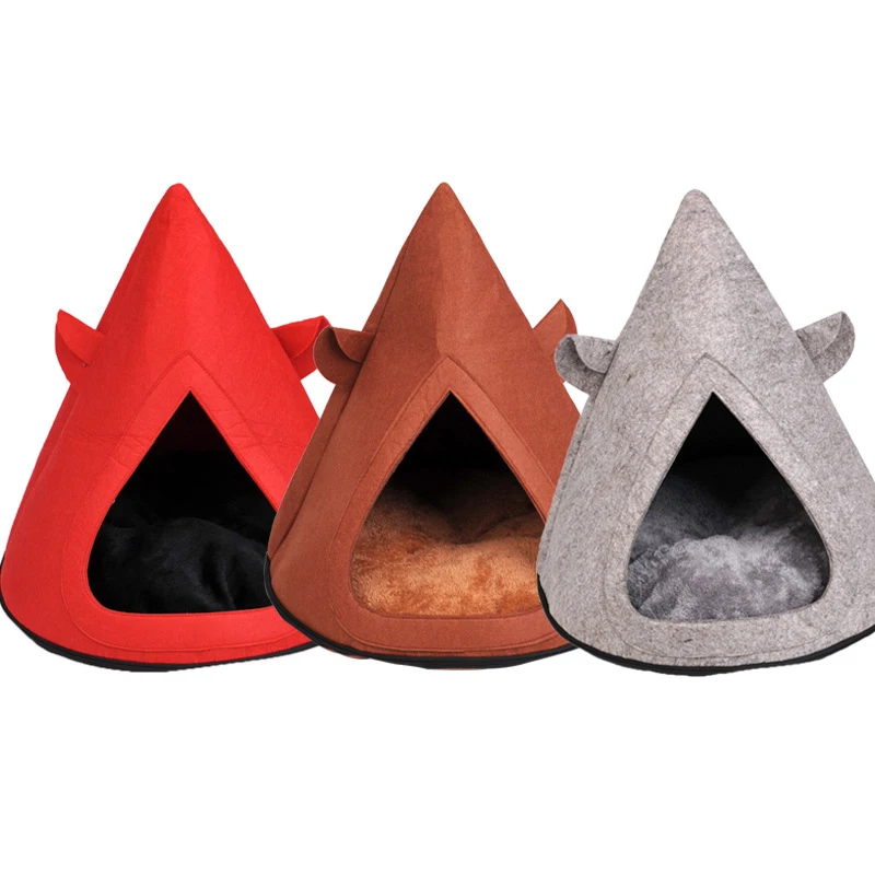 3 color High Quality Pet Cat Products Cotton Dog Bed for Cats Dogs Small Animals House Beds Cushion | Дом и сад