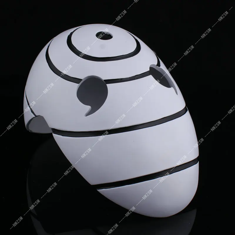 Аниме Uchiha Obito маска Tobi ниндзя Акацуки косплей костюмы ПВХ маски Хэллоуин для трех