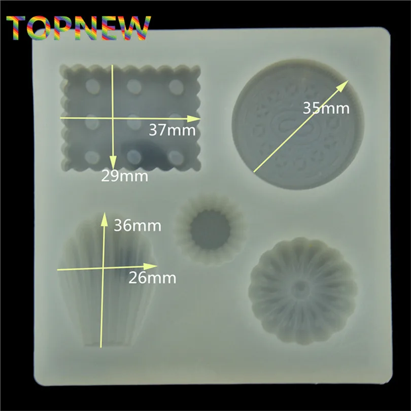 Миниатюрная силиконовая форма для еды макарон шоколада печенья помадки