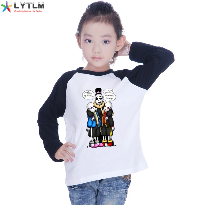 LYTLM футболки для хеллоуина детей без Undertale мальчика ясельного возраста с длинным