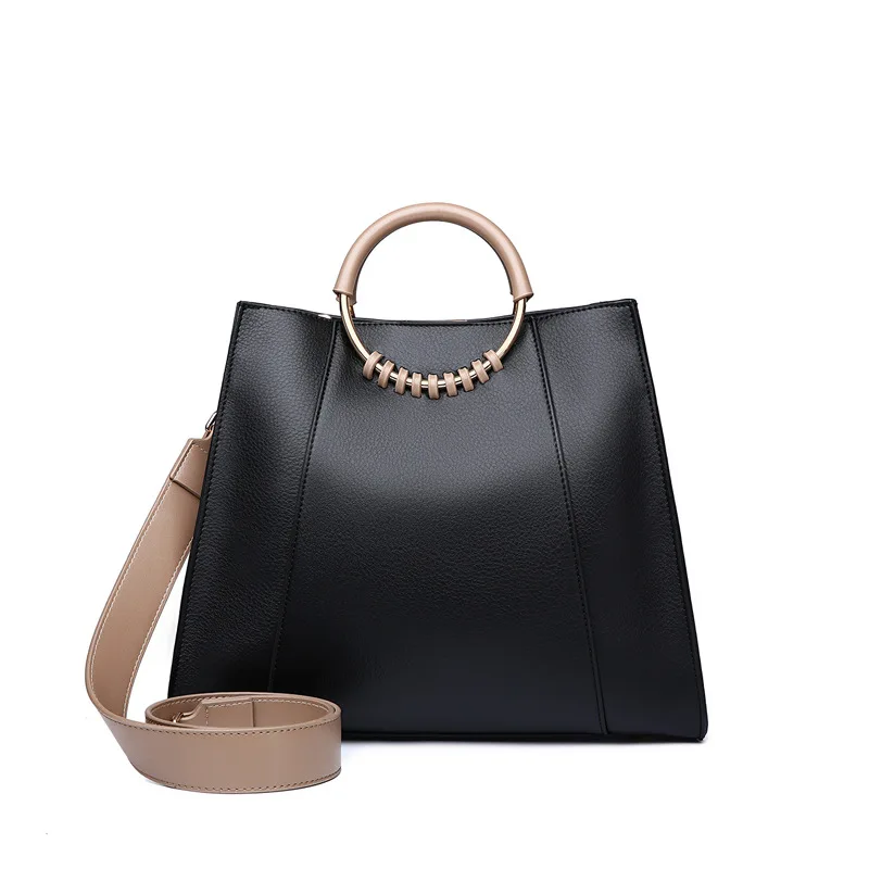 

Genuine Leather Bags 2021 New Fashion Large-capacity One-shoulder Simple Temperament Bag Purses and Handbags Luxury Designer Gg