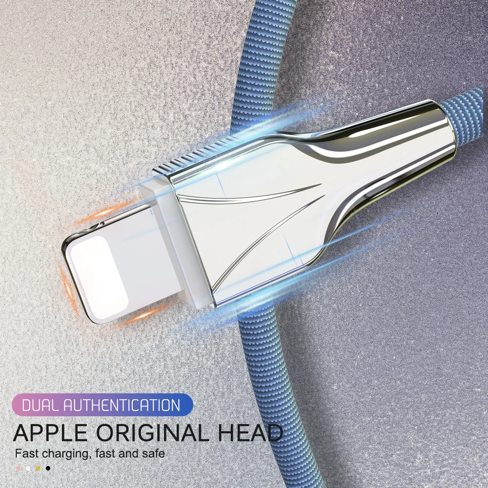 Зарядный кабель USB 25 см 1 м 2 3 для iPhone 11 Pro Xs Max X XR 6 s 7 8 Plus iPad 3A провод быстрой зарядки