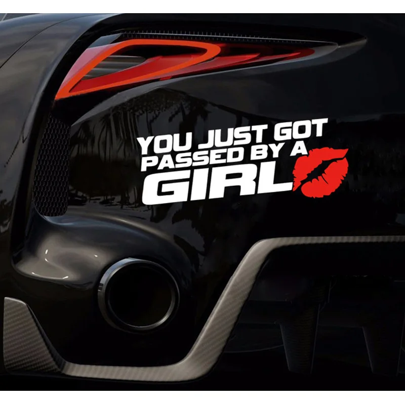 

Новый Забавный автомобиля Стикеры s и отличительные знаки вы только что получили лишь в том случае, девочка, поцелуй марка автомобиля Стикер...