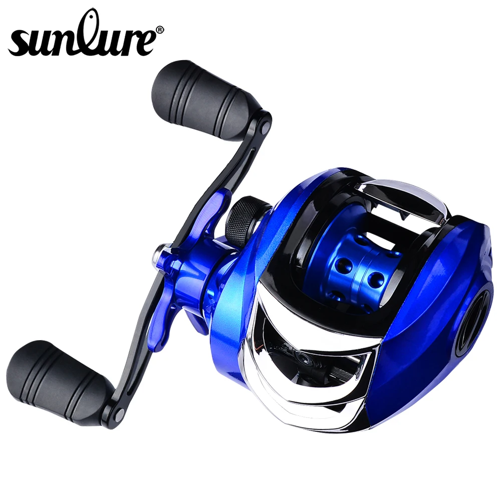 Sunlure 1 шт. рыболовная катушка с каплями воды синего и красного цвета 18 + 1/17