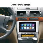 Автомобильный мультимедийный видеоплеер с экраном 7 дюймов на Android 2002 для Toyota Avensis T25 2008-, автомобильный радиоприемник с Wi-Fi и GPS-навигацией для Carplay