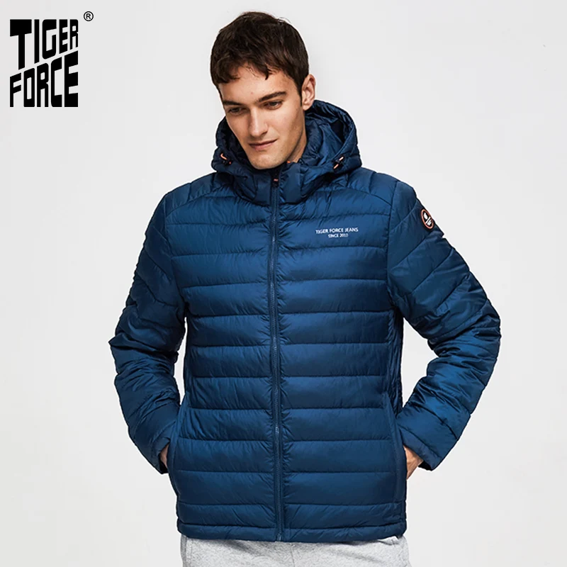 TIGER FORCE 100% полиэстер весна мужская куртка мужчины толстые куртки мужские