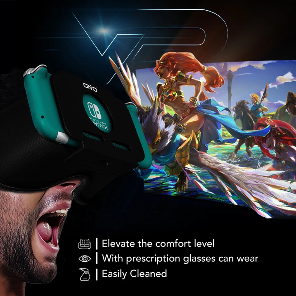 

OIVO Switch lite VR Headset for Nintend Switch Lite LABO VR Virtual Reality Movies Switch Game 3D VR Glasses for Odyssey Games